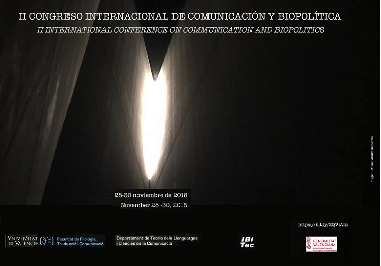  Cartel del II Congreso Internacional de Comunicación y Biopolítica